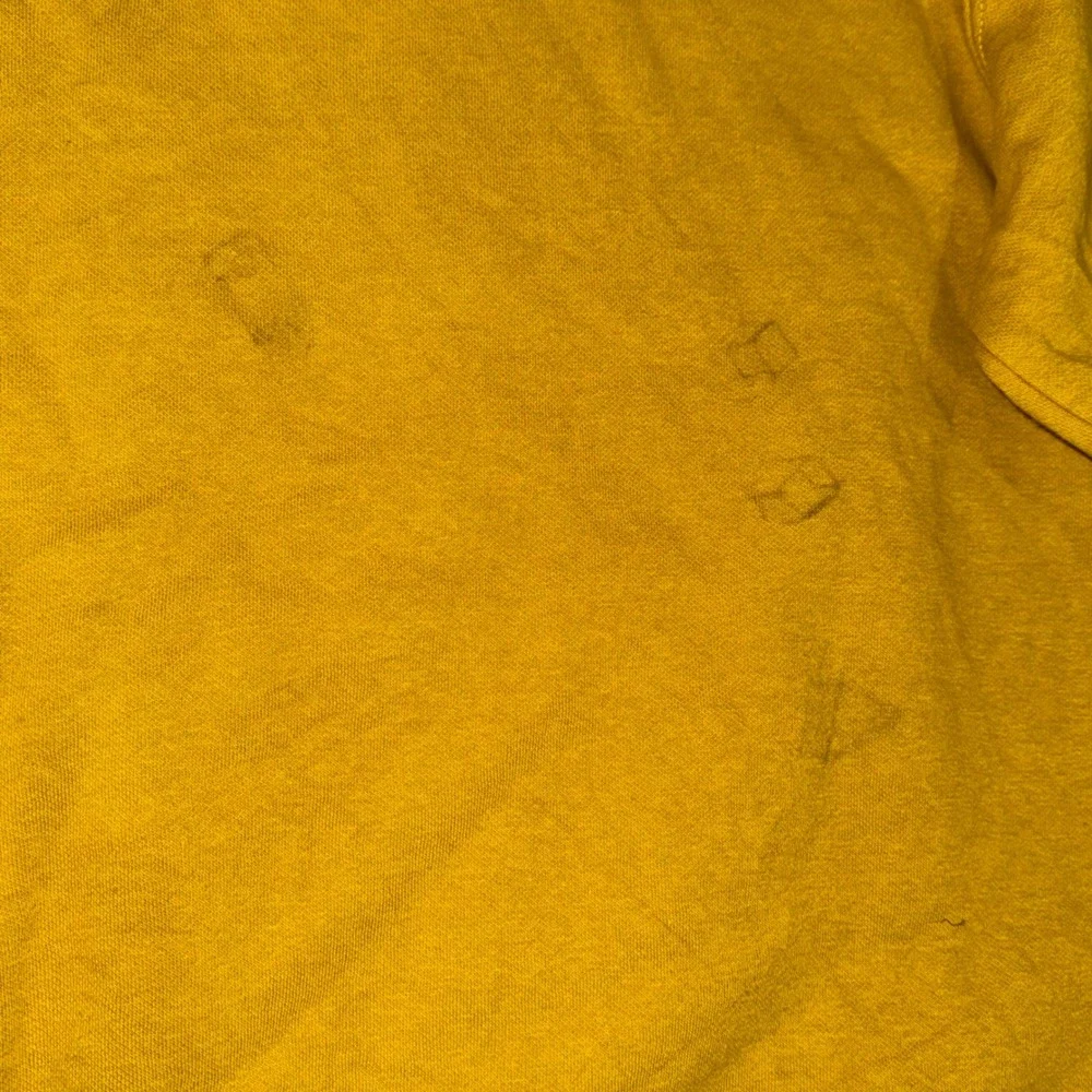 The‎ North Face Yellow Hoodie Sweatshirt Men's Size M Logo Pullover Casual Flaw